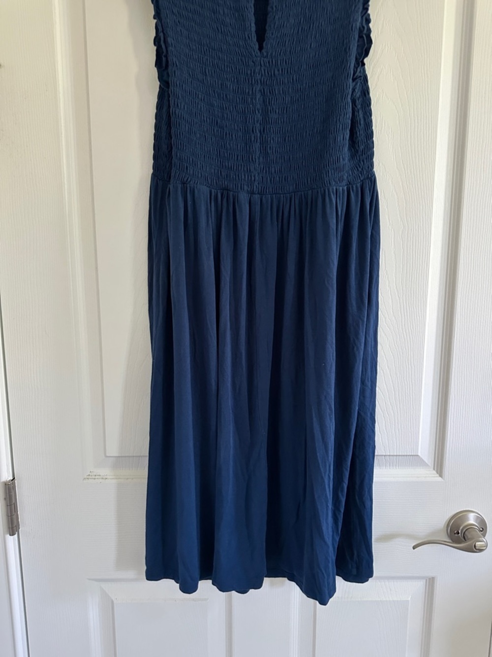 The NINES Hatch Navy Sleeveless Midi Dress - Picture 4 of 8